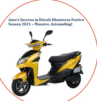 Amo’s Success in Diwali-Dhanteras Festive Season 2021 – Massive, Astounding!